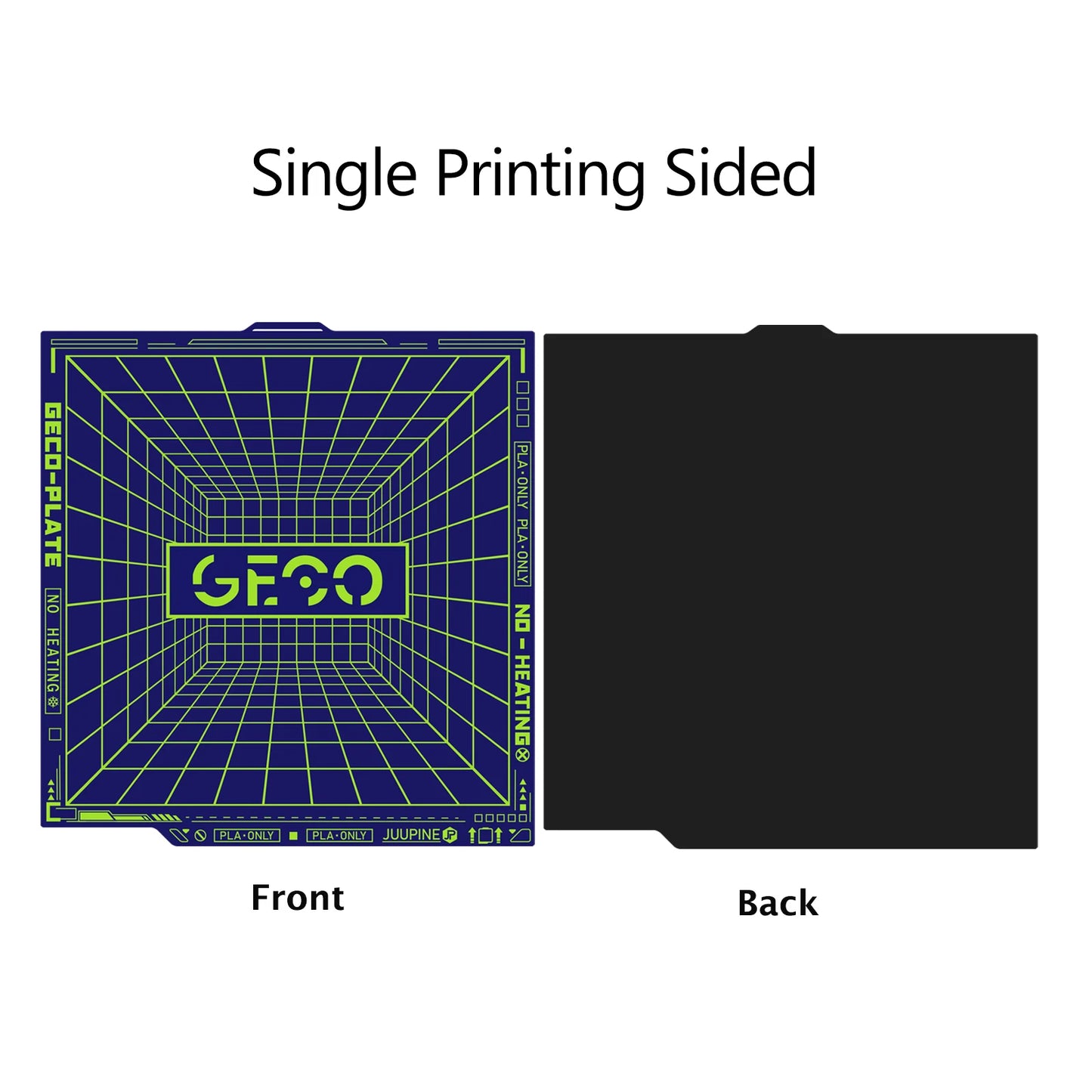 Geco PLA Plate No Heating for Elegoo Centauri Carbon 260X276MM