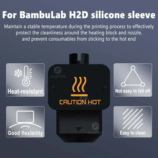 Silicone Sock for Bambu Lab H2D/H2C/H2S Hotend