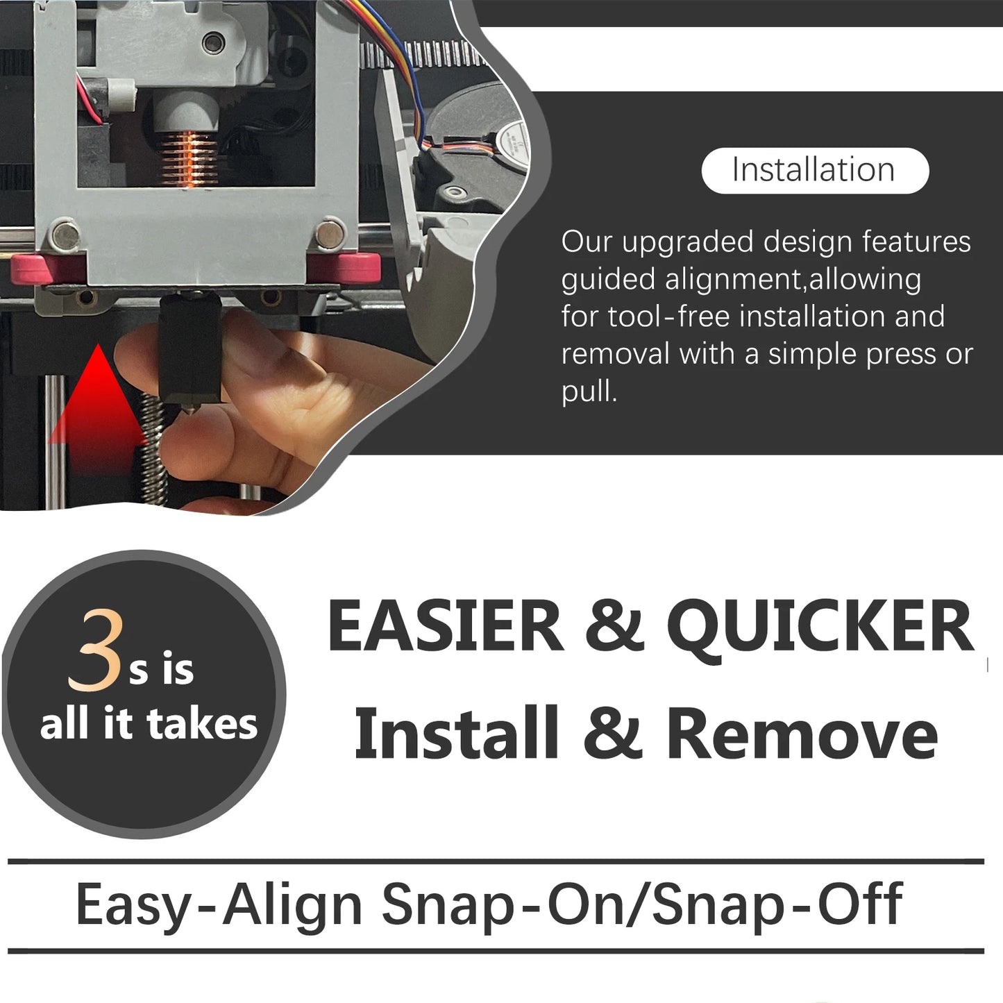 Upgraded Hotend For Flashforge Adventurer 5M