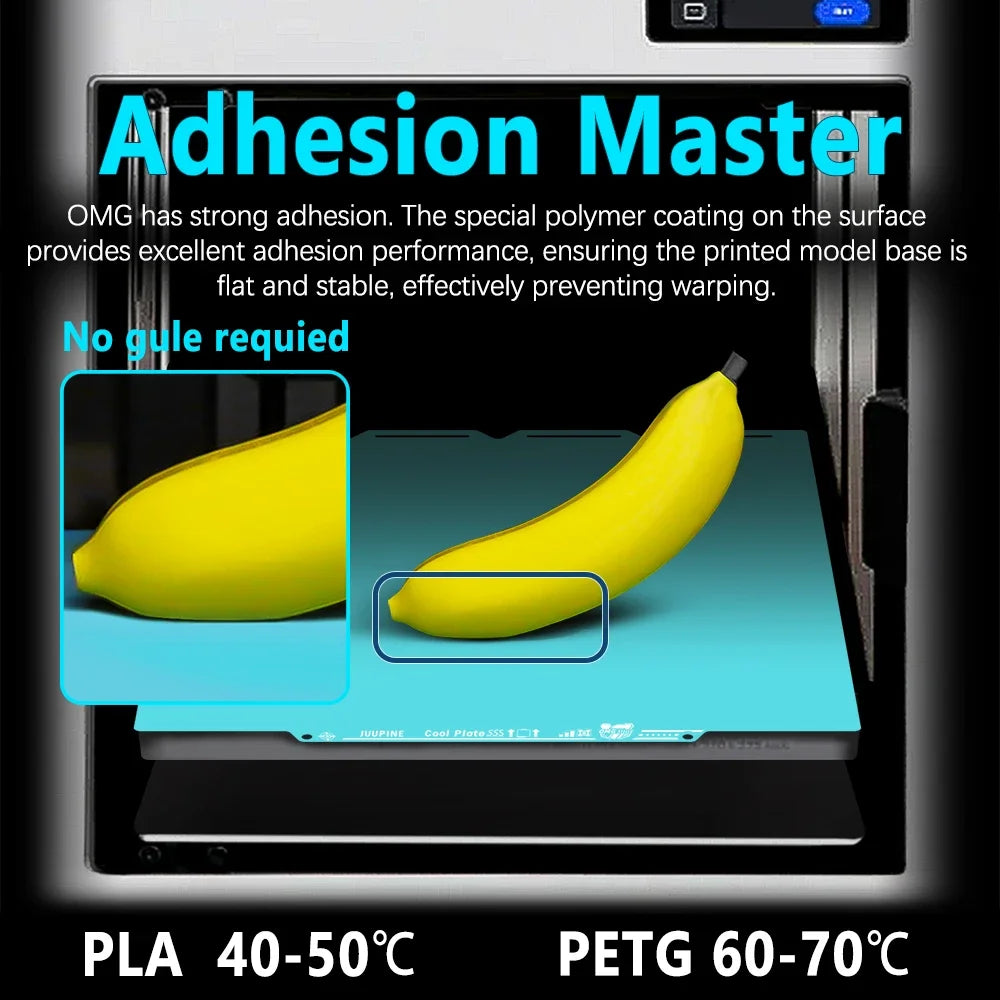 OMG Cold Plate For Snapmaker U1 3d Printer 276x293 MM