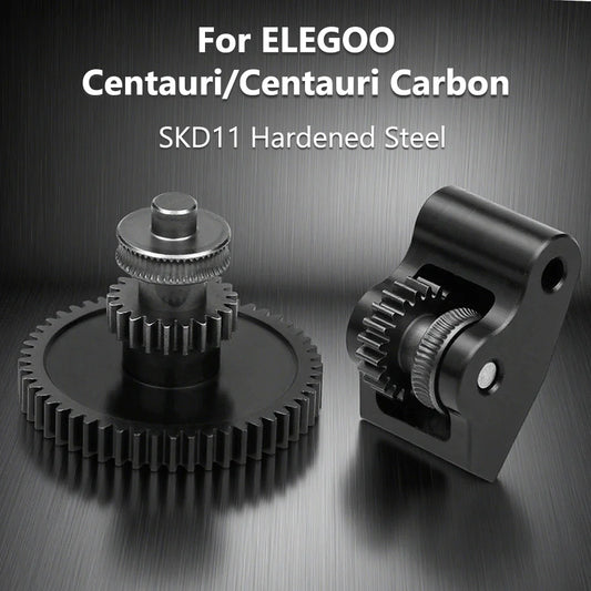 Hardened Steel Extruder Gears For Elegoo Centauri Carbon