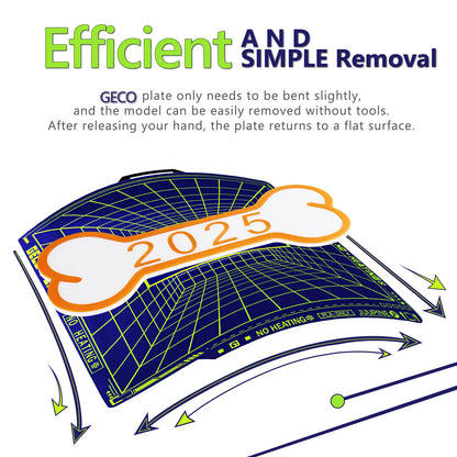 Geco PLA Plate No Heating for Elegoo Centauri Carbon 260X276MM