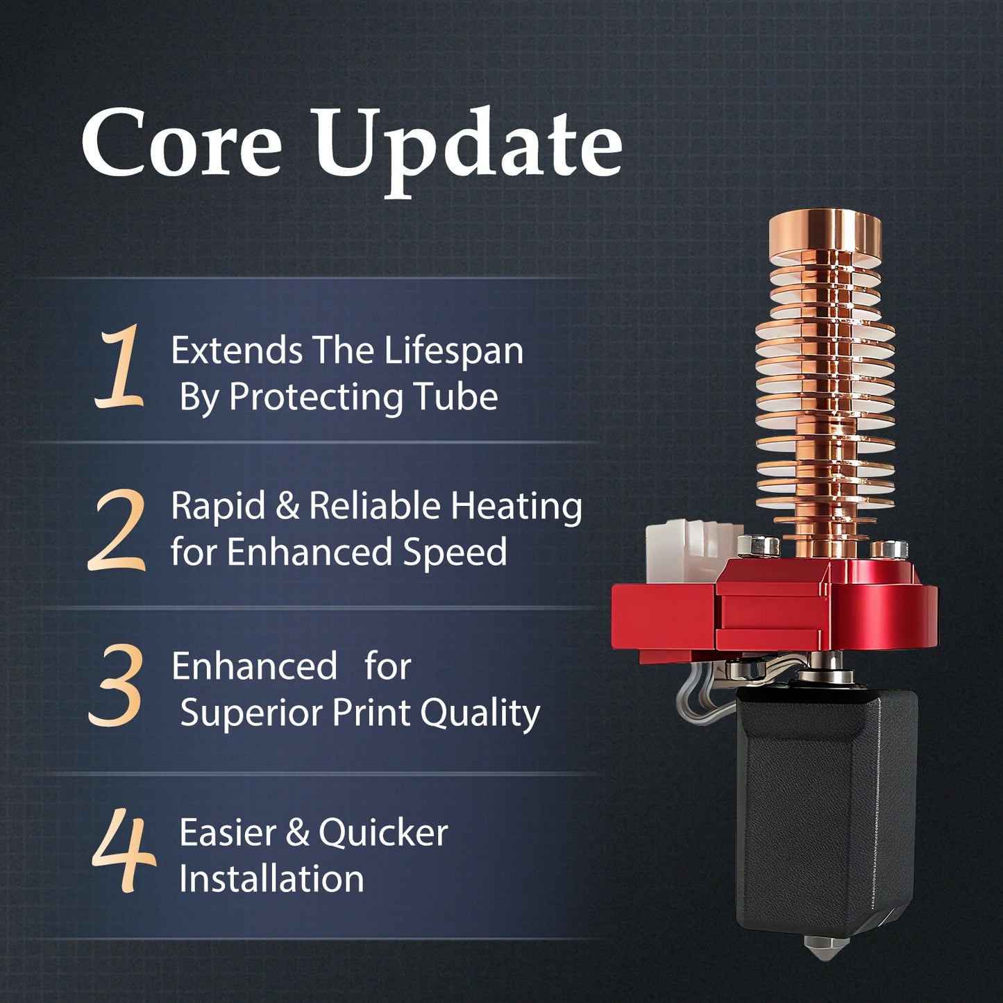 Upgraded Hotend For Flashforge Adventurer 5M