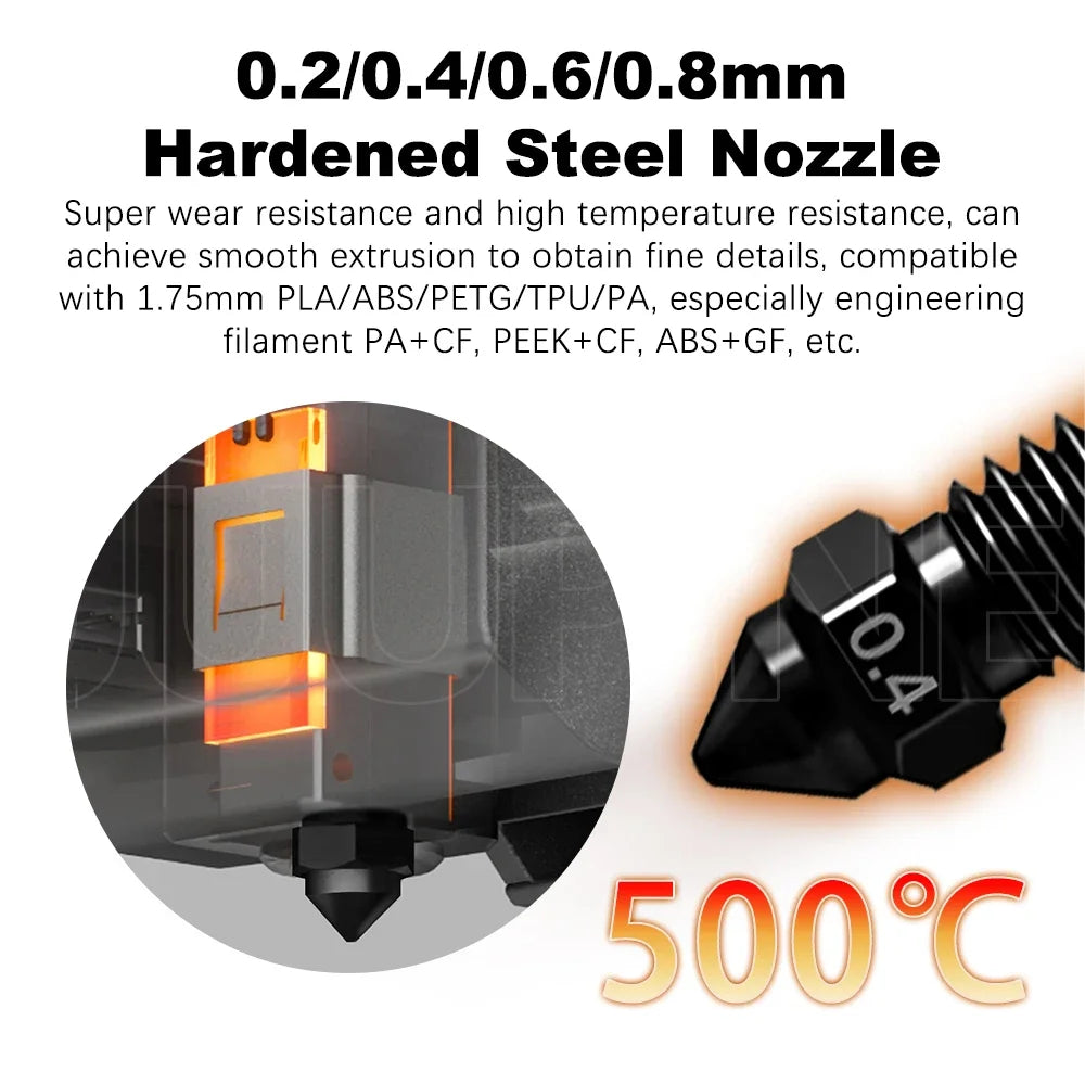 Hardened Steel Nozzle for Elegoo Centauri Carbon Nozzle